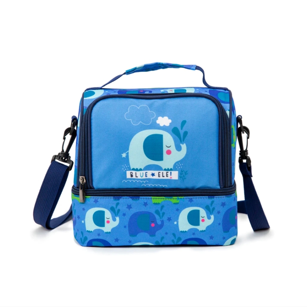 ✨🆕✨ Blue Ele Elephant Insulated Lunch Tote